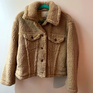 Aritzia Wilfred Free Teddy Coat 💖